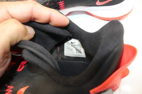 Scarpe da basket vintage Nike Lebron Witness 5 nere e rosse da uomo 8 US / 41 EUR - Foto 8 di 9