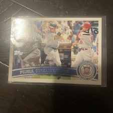 Topps #138 2011 Pujols, Gonzalez, Votto