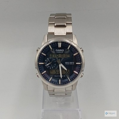 CASIO LCW-M600 Lineage Men's Stainless Steel Solar Radio Watch