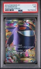 2014 Pokemon XY Phantom Forces 114 Full Art Gengar EX PSA 7