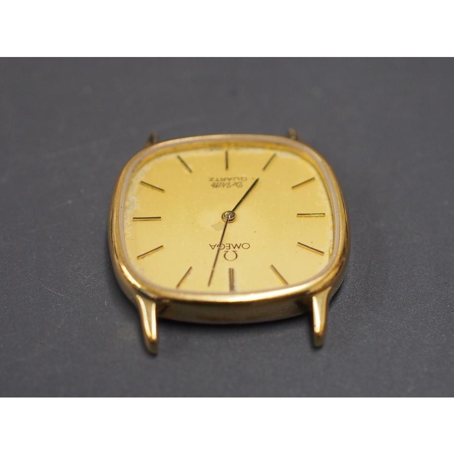 OMEGA DE VILLE Quartz Watch 1365 Gold Tone Case Vintage Analog Not
