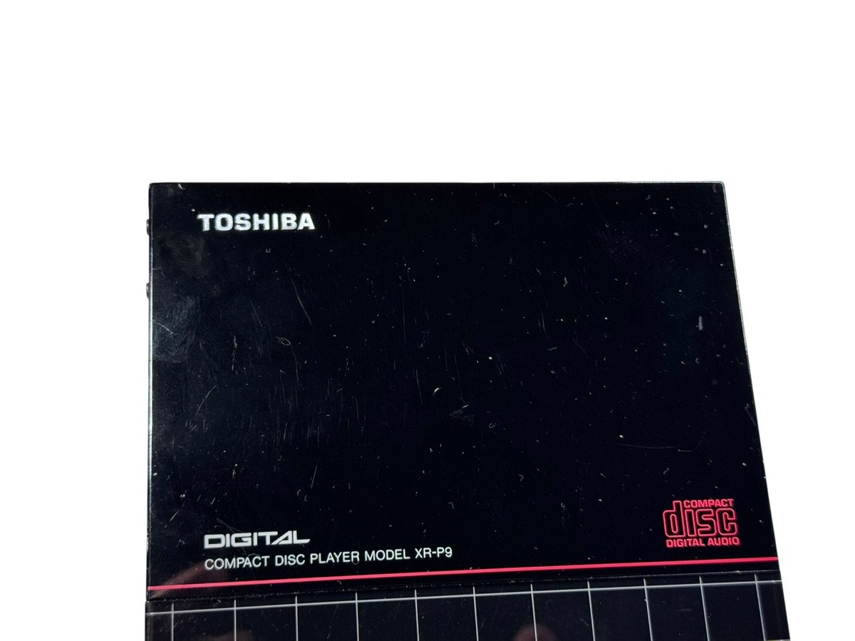 Vintage Toshiba Digital Compact XR-P9 Portable Disc Player 1980s