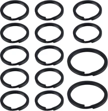 Flat Key Rings System Split Keychain Ring for Home Car Keys Organization Attachm