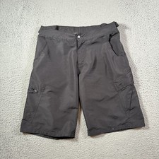 Fox Racing Men Cycling Shorts 36 Black Cargo Zip Lined Stretch Mountain