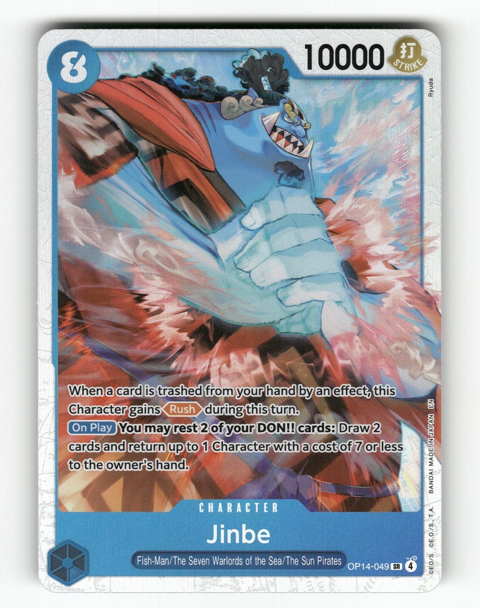 Jinbe OP14-049 Foil The Azure Sea's Seven NM | eBay