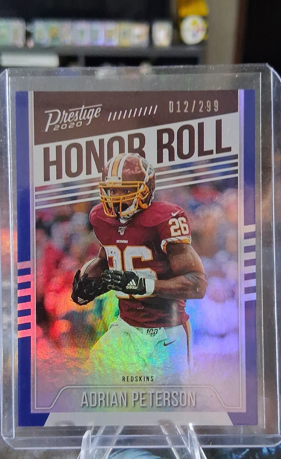 2020 Panini Prestige - Honor Roll Adrian Peterson #HR-AP Xtra Points Blue /299