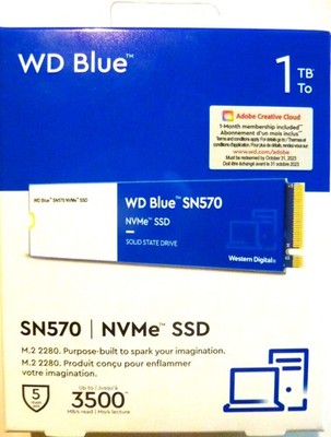 Western Digital WD Blue SN570 NVMe SSD 1TB OVP, unbenutzt in OVP