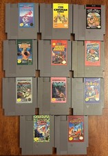 Lot of 11 Data East NES Nintendo games - tested - authentic - from my collection