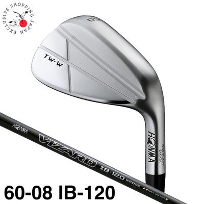 HONMA TW-W 2024 Chrome Wedge 60-08 S-Grind Sole Vizard IB-120 Graphite Shaft New