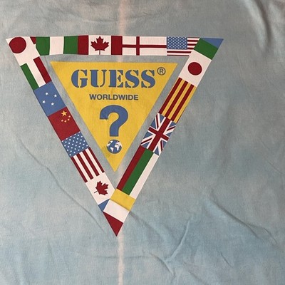Guess Original Summer Olympics Retro Tie-Dye Logo T-Shirt XL Y2K Vibes
