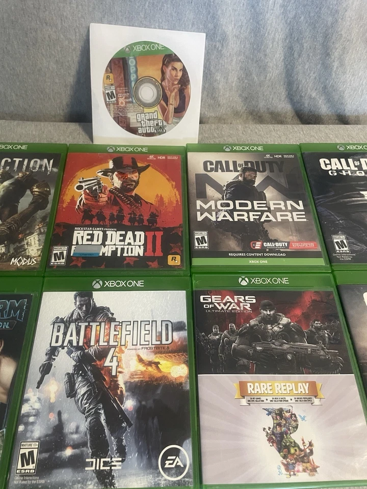 Xbox One Spiele Lot getestet - GTA 5, COD, Red Dead 2 - Bulk Großhandel Spiele Bundle - Bild 3 von 4