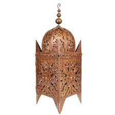 Lanterne De Jardin Marocaine Frane 80Cm En Rouille