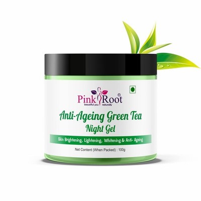 Pink Root Anti Aging Grüner Tee Nacht Gel Für Alle Hauttypen 100ml