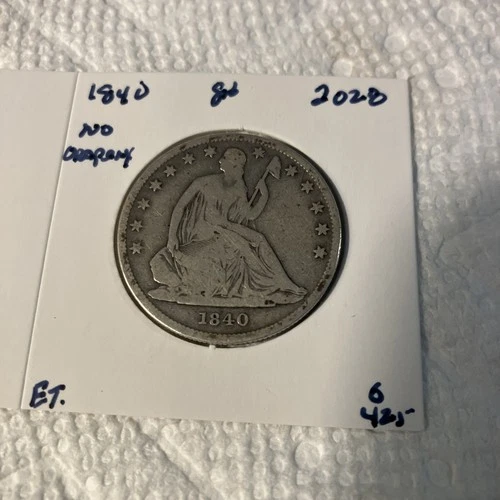 1840-P Seated Liberty Half Dollar — photo from the most recent tracked eBay sale