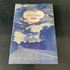 Standard Oil Company 1938 Let's Explore Ohio Pre-Sohio Travel Vintage Booklet