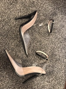 pretty little thing perspex heels