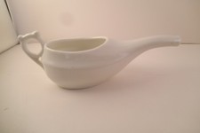 Vintage Unmarked White Porcelain Invalid Feeder