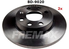2 Bremsscheiben vorne Fremax BD-9020, 240 mm für Opel Corsa C u. Corsa C Kasten