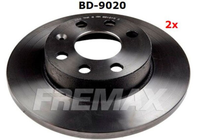 2 Bremsscheiben vorne Fremax BD-9020, 240 mm für Opel Corsa C u. Corsa C Kasten