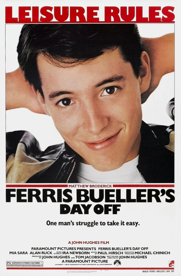 Ferris Bueller's Day Off movie poster (b) - 11" x 17" inches - Matthew Broderick