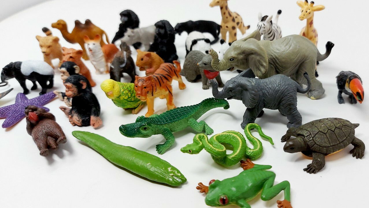 Safari Ltd Mini Animals Figures Lot (30+) Mammals Birds Sealife Science
