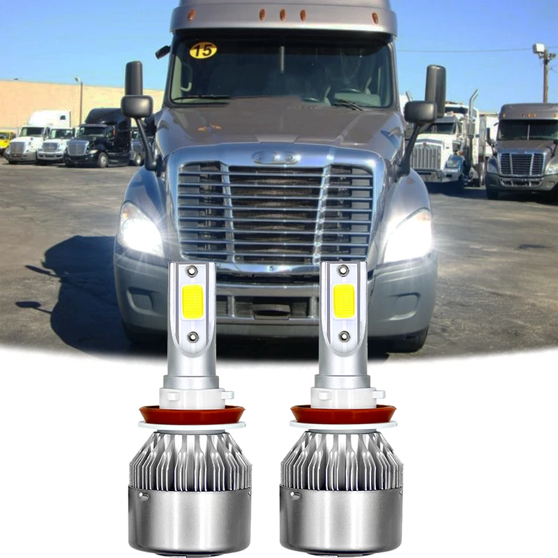 For 2013 2014 2015 2016 FREIGHTLINER Cascadia Truck Headlight LED Bulbs  6000K | eBay