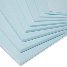 Hartschaum-Platten, Styrofoam blau - 1, 2, 3,...