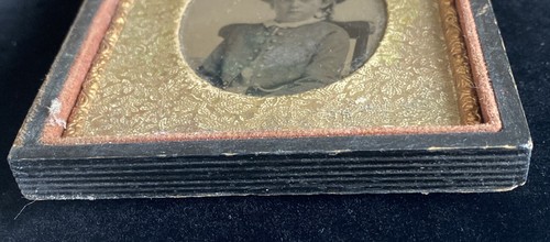 Antiguo tinte de 1800 tipo cobre enmarcado dama niña probablemente raro C21kk - Imagen 13 de 23