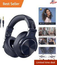 Professional Wired Headphones with Audio Sharing Port - Perfect for Mixing