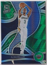 CJ C.J. McCollum 2021-22 Panini Spectra Green Hyper Prizm #53