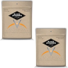 Black Diamond Mandolin Strings 2 Sets Phosphor Bronze Loop End .010-.034