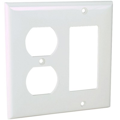 Orbit OP826-I 2-Gang Wall Plate Duplex GFI IVORY (Qty of 10) *shown in white