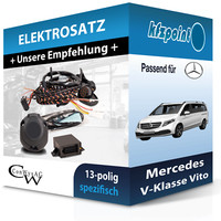 Conwys E-Satz 13Polig Fahrzeugspezifisch Passend für Mercedes V-Klasse Vito