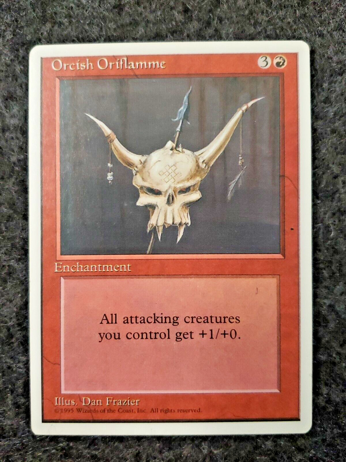 Orcish Oriflamme Introductory 4th Edition NM Red Uncommon MAGIC CARD (DS3D1H9)