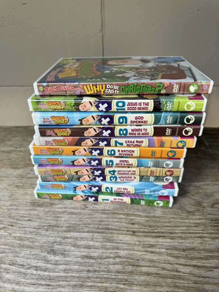 Buck Denver Asks What's In The Bible DVD  Set Lot Volumes 1-10 1 BONUS - Image 2 of 4