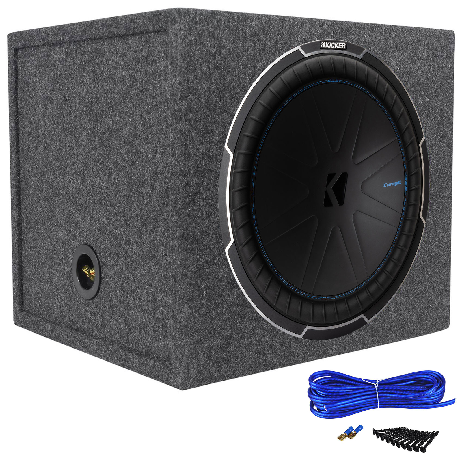 Автомобильный сабвуфер Kicker 51CWQ152 COMP Q 15 мощностью 1200 Вт Герметичный корпус CWQ152 72590₽