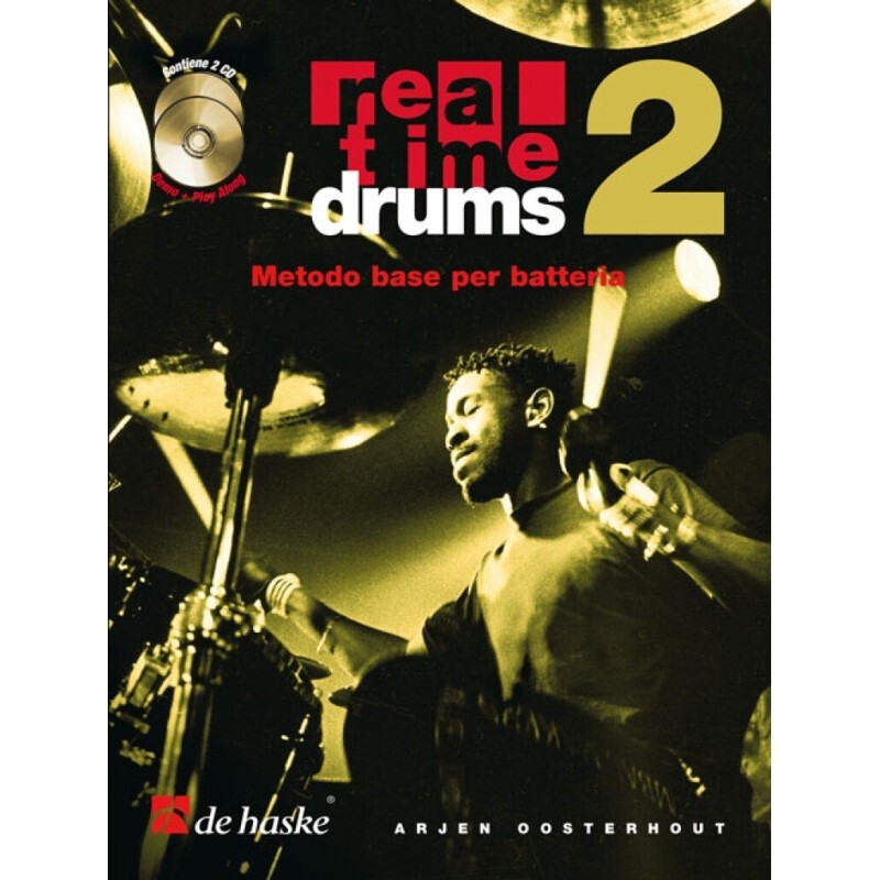 Real Time Drums 2 Metodo base per batteria con CD in Italiano