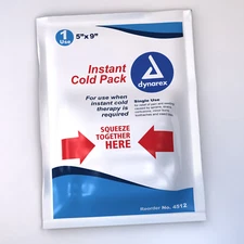 96 Instant Ice Cold Packs 5"x9" First Aid Emergency Survival EMT Kits