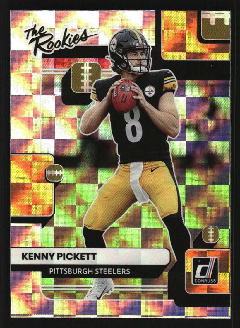 2022 panini donruss Kenny Pickett elite series rookies RC TR1 eBay