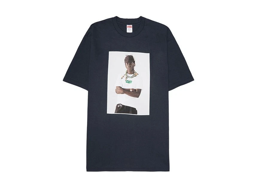 Tee shirt bleu marine Supreme Tyler, The Creator
