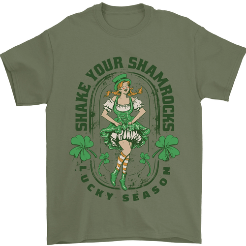 T-shirt uomo per san patrizio in 100% cotone stile casual_voghion.com