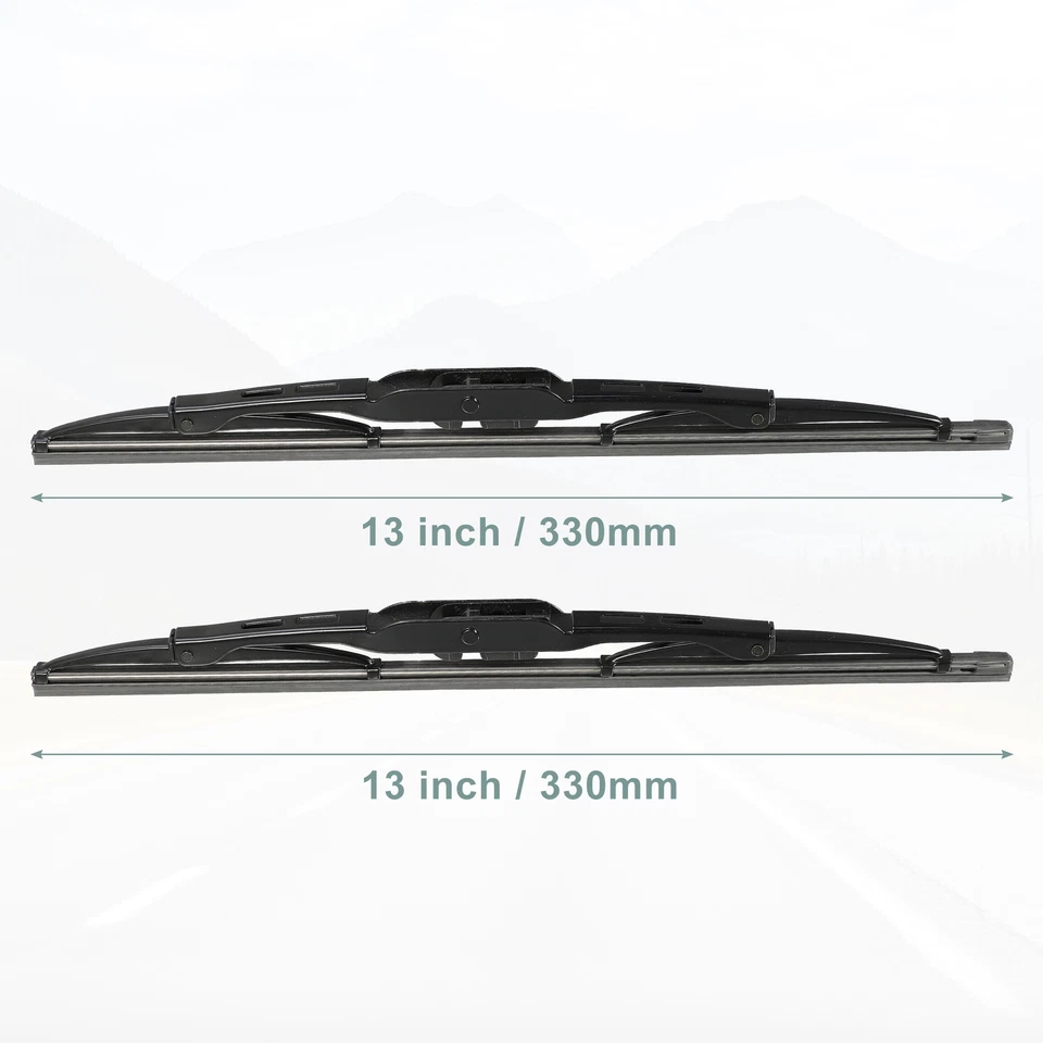 2pcs 13"+13" Front Pair Windshield Wiper Blade Set for Jeep Wrangler YJ TJ - Image 3 of 4