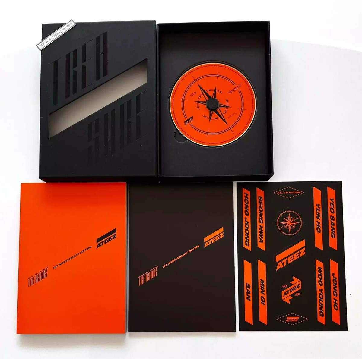 K-POP・アジア ATEEZ 1st ANNIVERSARY TREASURE EP.FIN ATEEZ 1ST ALBUM - TREASURE EP.FIN : ALL TO ACTION - Kpop USA