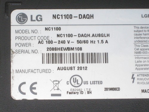 LG NC1100-DAQH Digital Signage Media Players - Foto 3 di 3