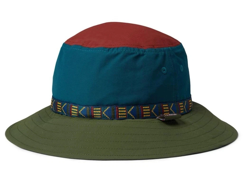 LL Bean Mountain Classic Bucket Hat Adult Medium Color Block Hike Outdoor Aztec