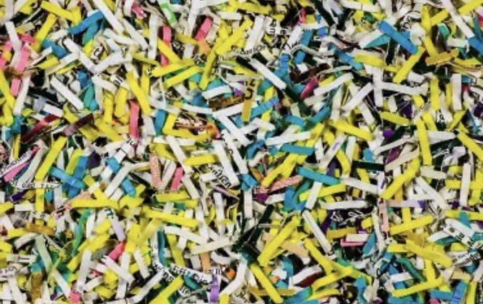 Shredded paper - by the pound lb lbs biodegradable recyclable  - Image 3 of 3