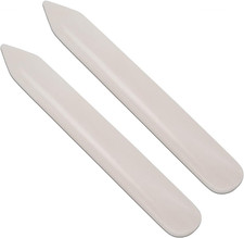 2 PCS Genuine Bone Folder Scoring Folding Creasing Paper Creaser Crafting Tool f