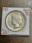 1921 Peace Silver Dollar AU About Uncirculated High Relief Key Date Coin (18491)