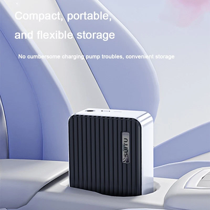 Electric Wireless Portable Air Compressor Pump Bike Car Tire Inflator NEW qJyN - Image 2 of 4