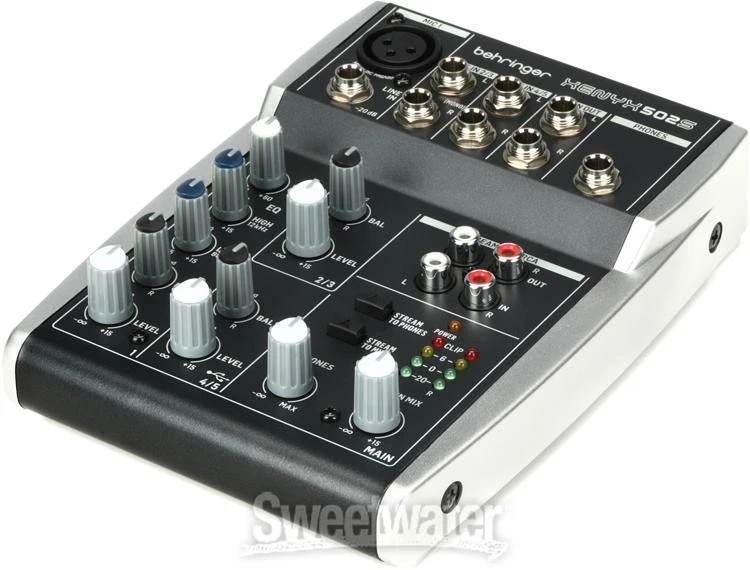 Behringer Xenyx 502S 5-channel Analog Streaming Mixer - Image 2 of 4